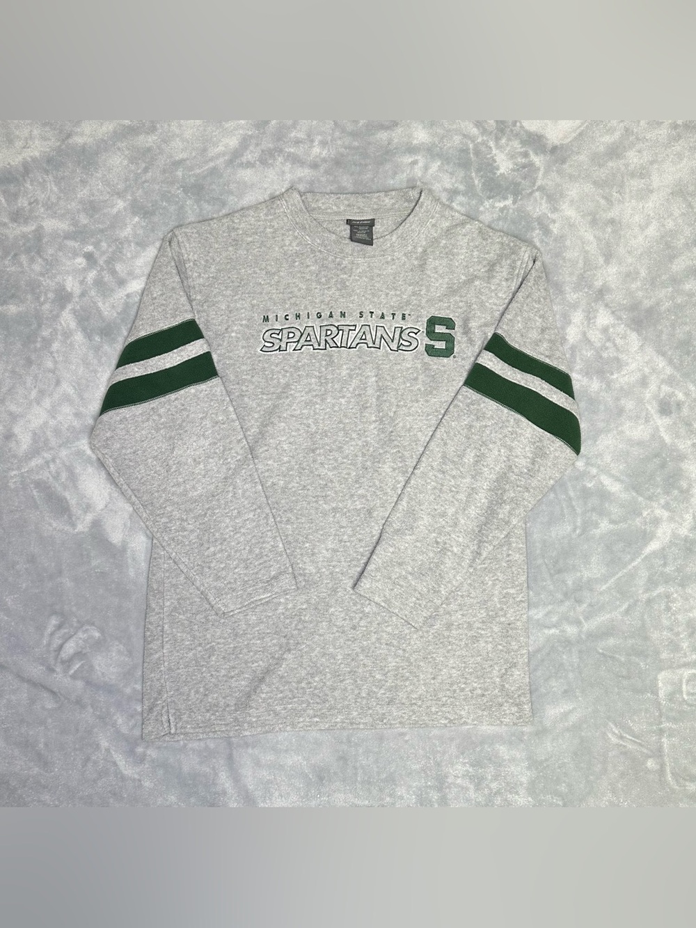 Pro Edge Y2K Michigan State Spartans Sweatshirt Embriodered Pullover Adult M